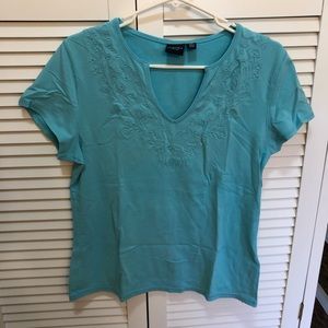 Ladies blue Sonoma T shirt